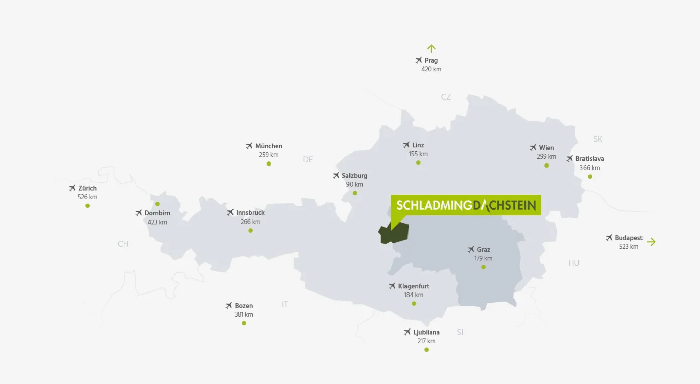 Schladming Dachstein Holidays In Styria Austria   Map.webp